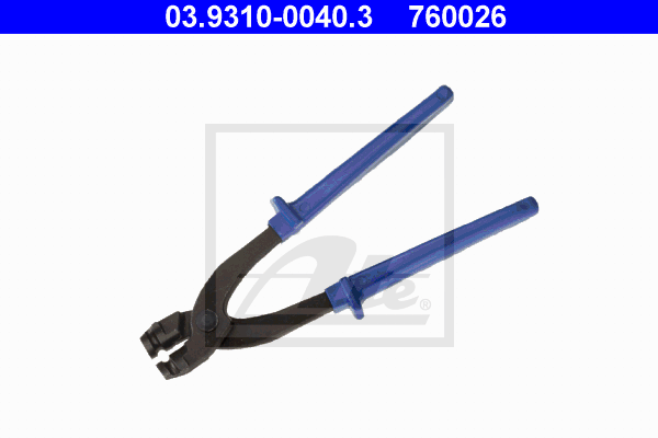 ATE 03.9310-0040.3 Pinza, Tubo freno