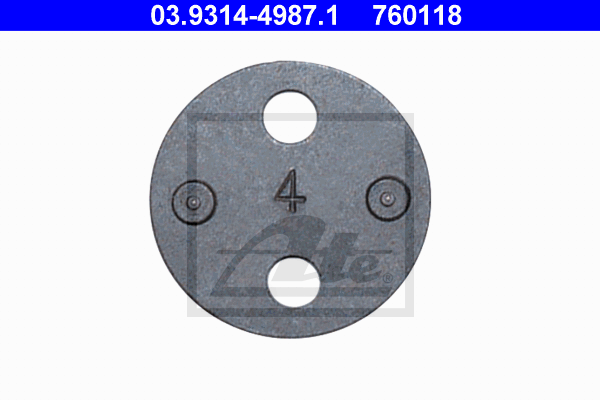 ATE 03.9314-4987.1 Adattatore, Attrezzo ripristino pistone pinza freno-Adattatore, Attrezzo ripristino pistone pinza freno-Ricambi Euro