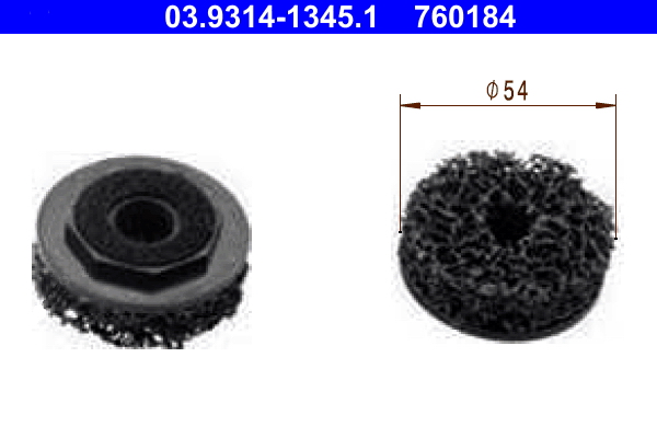 Reinigungsscheibe, Reinigungsset-Radnabe