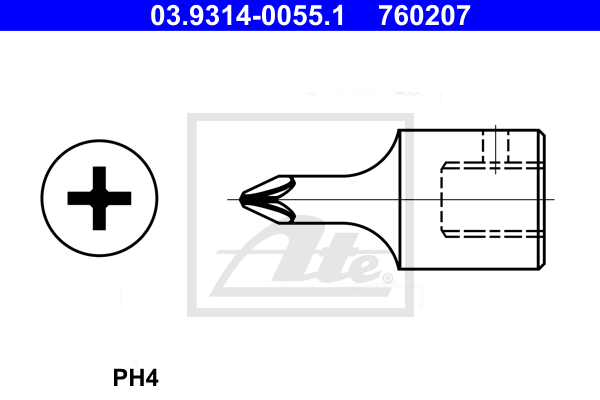 ATE 03.9314-0055.1 Serie di bussole-Serie di bussole-Ricambi Euro