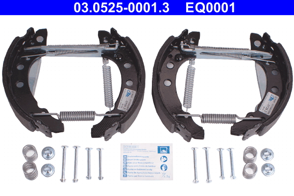 ATE 03.0525-0001.3 Easy Quick Bremsbackensatz