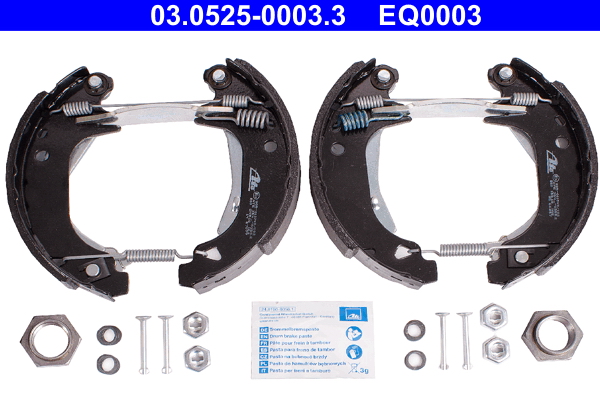 ATE 03.0525-0003.3 Easy Quick Bremsbackensatz