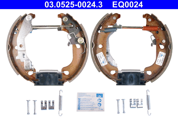 ATE 03.0525-0024.3 Easy Quick Bremsbackensatz