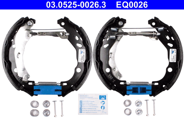 ATE 03.0525-0026.3 Easy Quick Bremsbackensatz