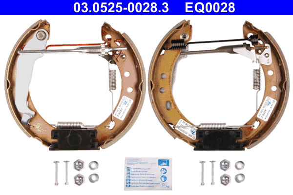 ATE 03.0525-0028.3 Easy Quick Bremsbackensatz