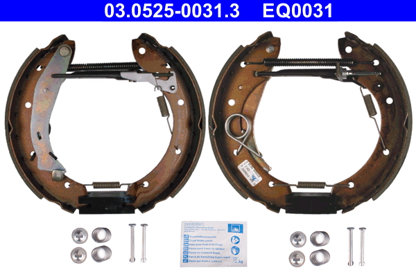 ATE 03.0525-0031.3 Easy Quick Bremsbackensatz