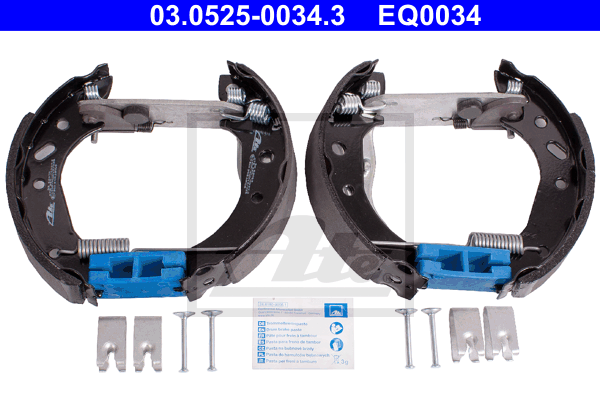 ATE 03.0525-0034.3 Kit ganasce freno-Kit ganasce freno-Ricambi Euro