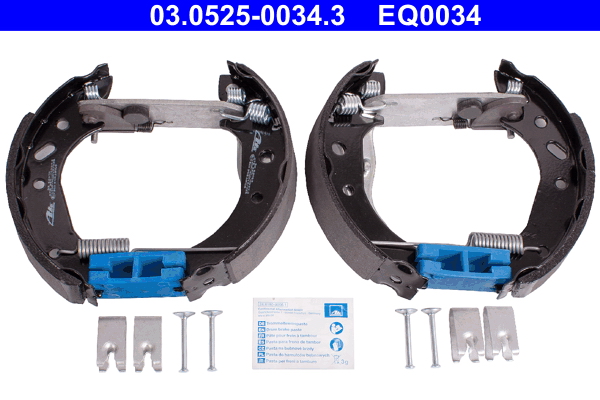 ATE 03.0525-0034.3 Easy Quick Bremsbackensatz