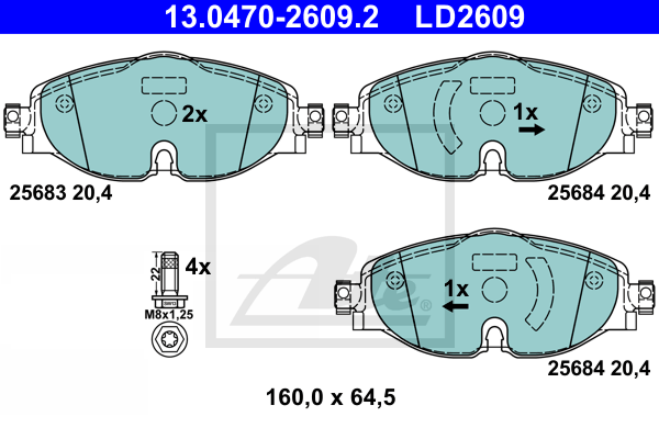 ATE 13.0470-2609.2 Sada...