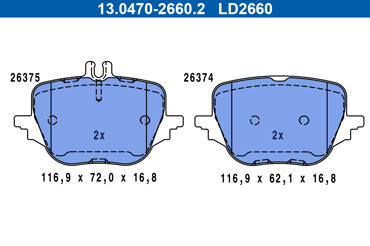 Brake Pad Set, disc brake
