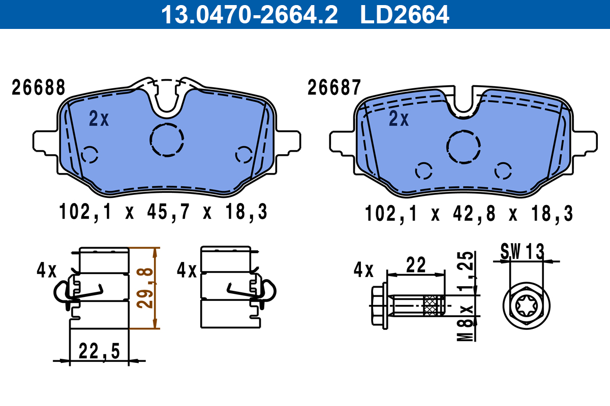 Brake Pad Set, disc brake
