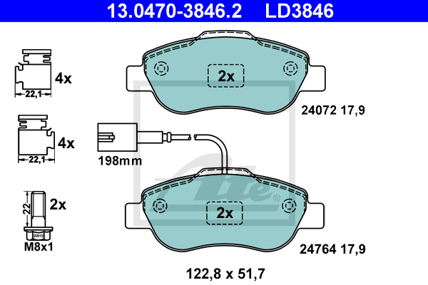 ATE 13.0470-3846.2 Sada...