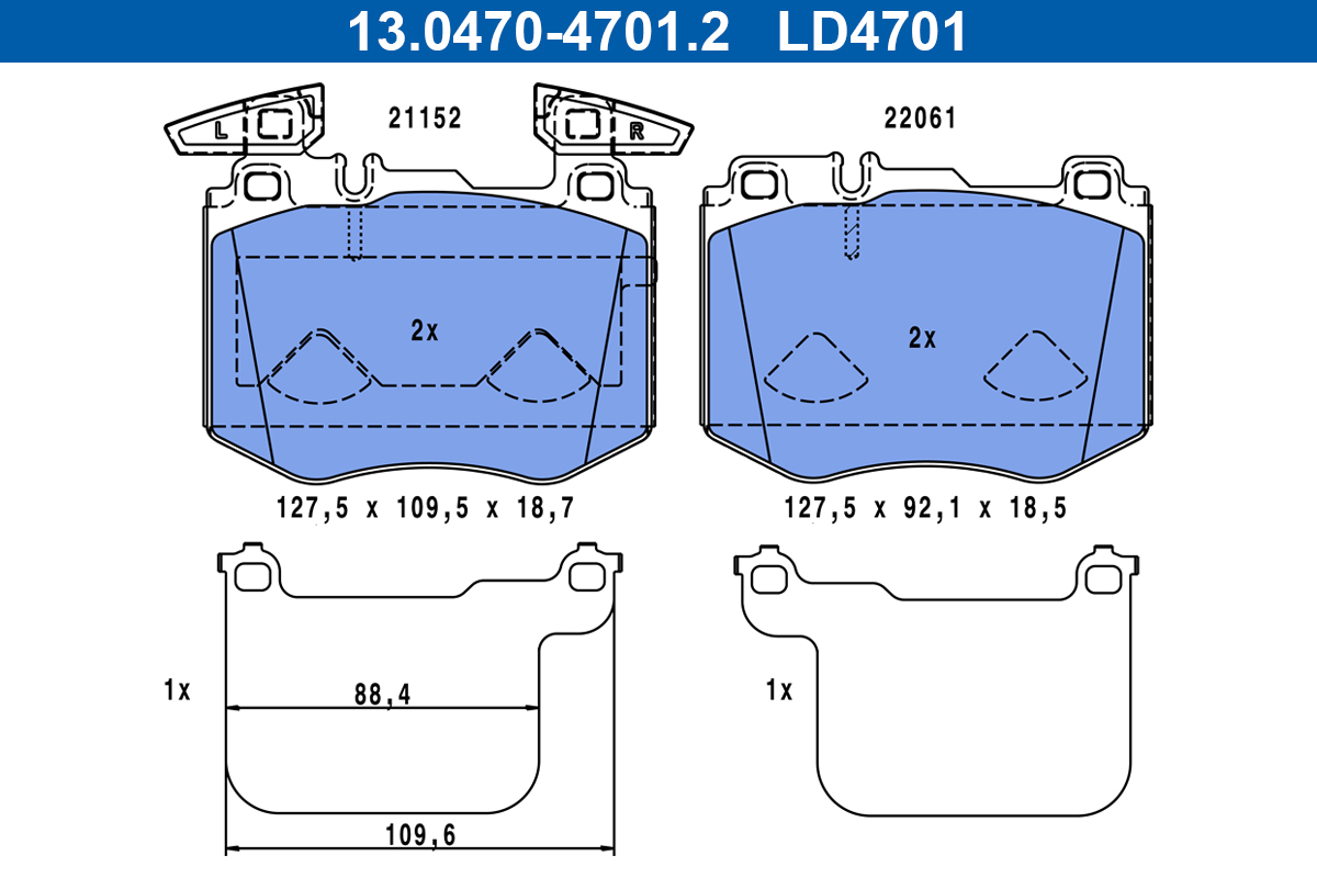 Brake Pad Set, disc brake