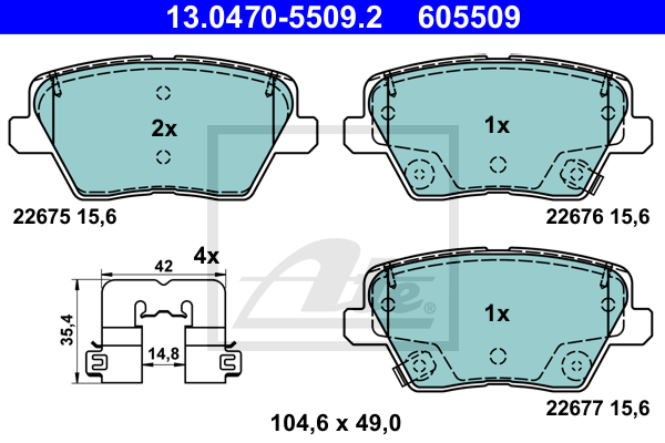 ATE 13.0470-5509.2 Sada...