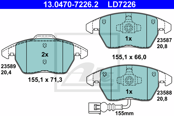 ATE 13.0470-7226.2 Sada...