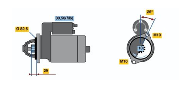 BOSCH 0 001 223 005 Starter