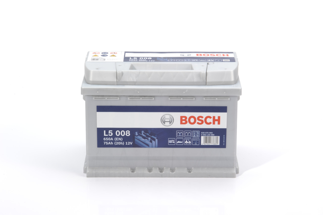 BOSCH 0 092 L50 080 Batteria avviamento-Batteria avviamento-Ricambi Euro