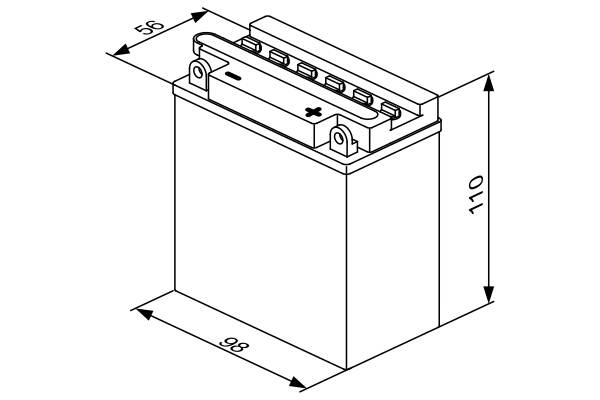 BOSCH 0 092 M4F 150 M4 Fresh Pack Starterbatterie