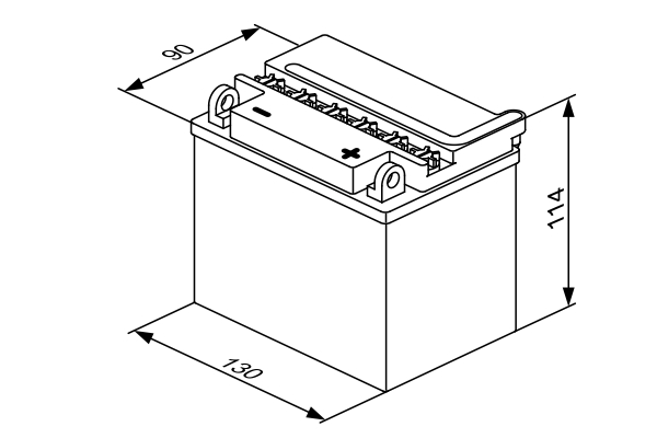 BOSCH 0 092 M4F 230 SLI Starterbatterie