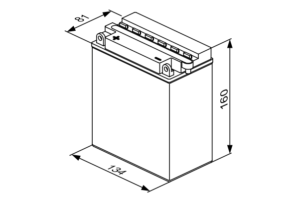 BOSCH 0 092 M4F 330 SLI Starterbatterie