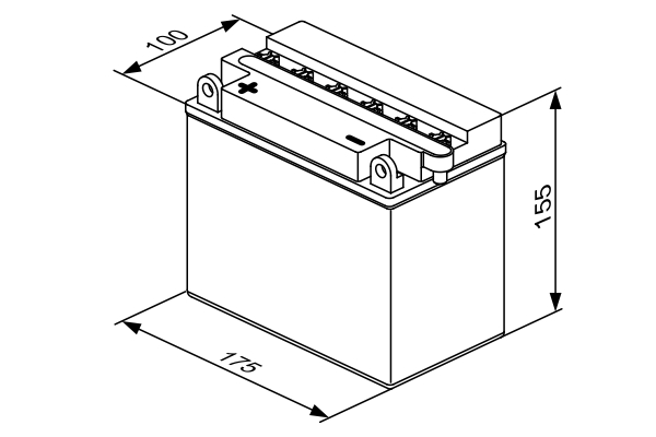 BOSCH 0 092 M4F 440 M4 Fresh Pack Starterbatterie