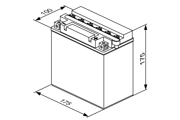 BOSCH 0 092 M4F 460 SLI Starterbatterie