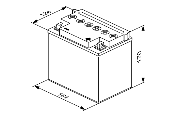BOSCH 0 092 M4F 520 M4 Fresh Pack Starterbatterie
