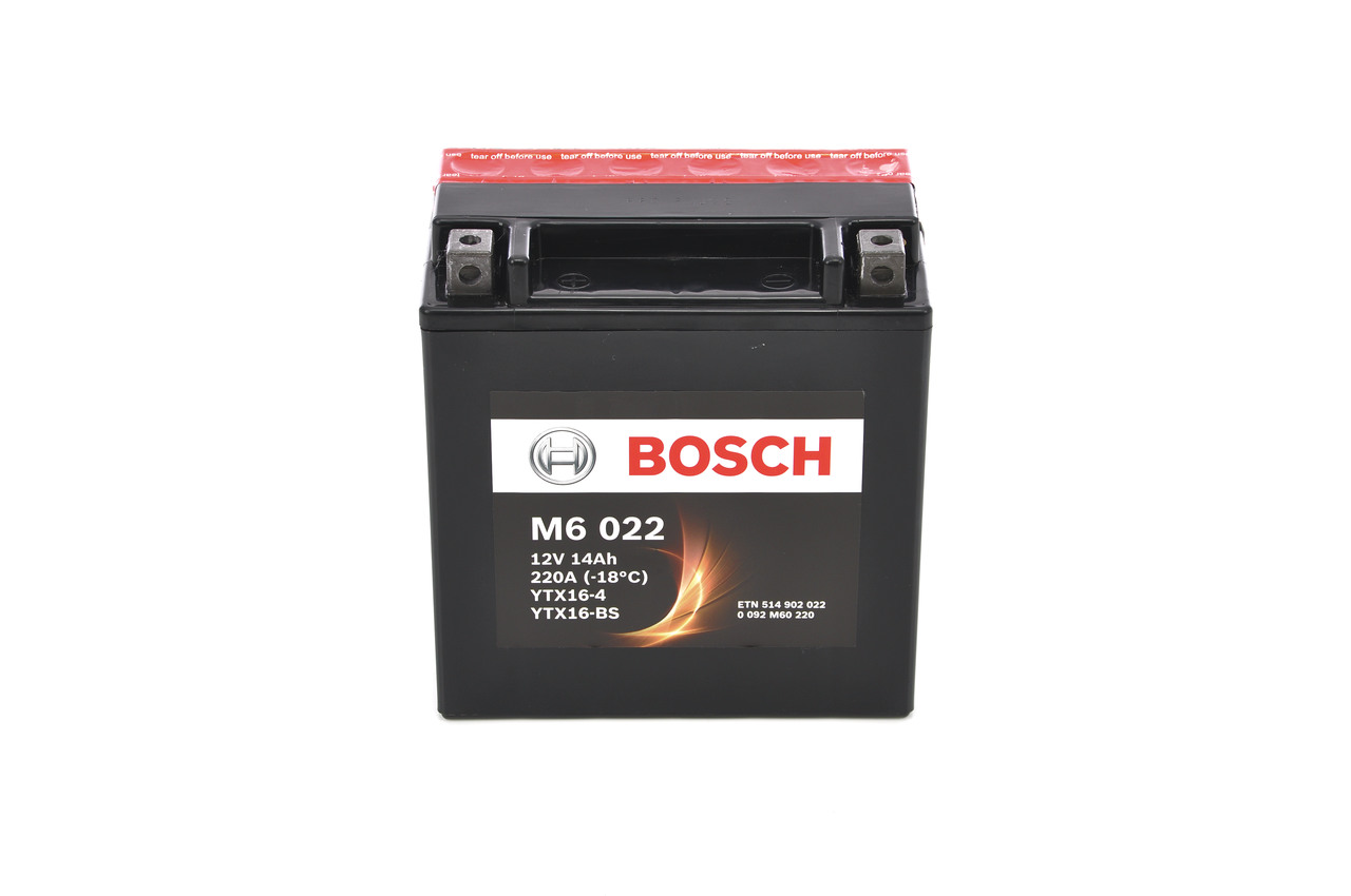 BOSCH 0 092 M60 220 M6 Starterbatterie