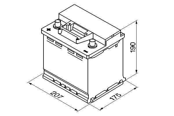 BOSCH 0 092 S30 030 S3 Starter Battery for ALFA ROMEO ARO AUSTIN CHEVROLET DACIA DAEWOO DEUTZ-FAHR FIAT FSO HINO INNOCENTI IVECO