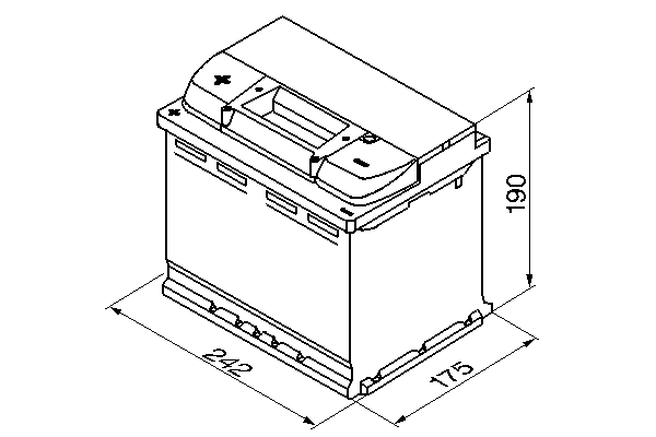 BOSCH 0 092 S40 060 S4 Starter Battery for ALFA ROMEO BOGDAN CASE IH CHANGAN CHEVROLET CHEVROLET (SGM) CHRYSLER CITROËN DACIA DA