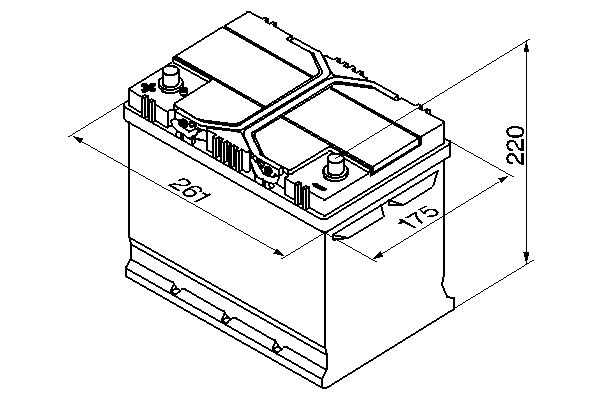 BOSCH 0 092 S40 270 S4 Starter Battery for ALFA ROMEO ASKAM ASTON MARTIN AUSTIN AUSTIN-HEALEY BEDFORD BENTLEY BMC BRISTOL BUICK 