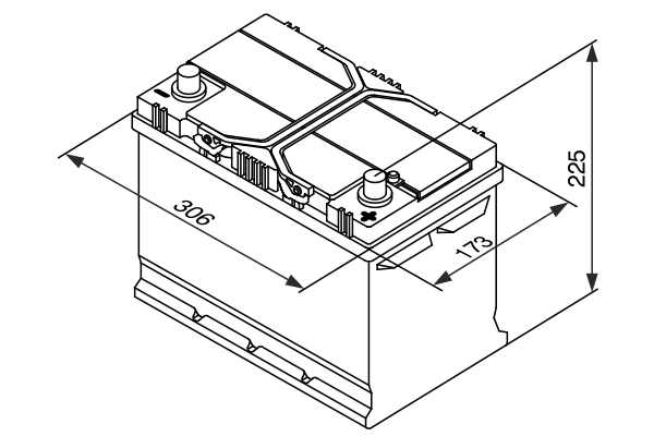BOSCH 0 092 S40 280 S4 Starter Battery for ALFA ROMEO ASKAM CITROËN CLAAS DAF DEUTZ-FAHR FENDT FIAT GREAT WALL HYUNDAI INTERNATI
