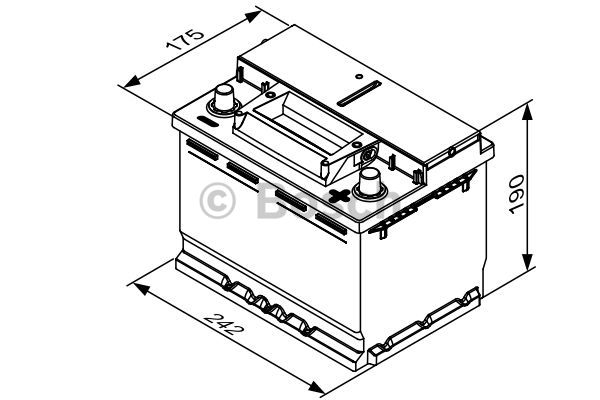 BOSCH 0 092 S4E 051 Batteria avviamento