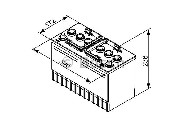 BOSCH 0 092 T30 300 Starter...