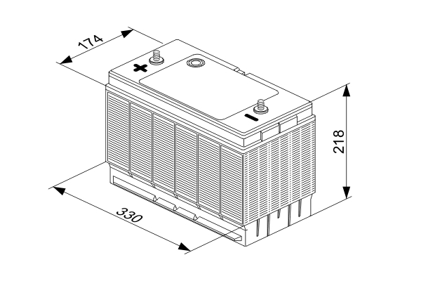 BOSCH 0 092 T30 340 T3 Starter Battery