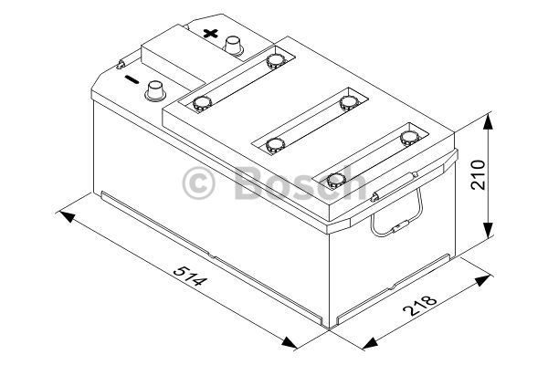 BOSCH 0 092 T30 470 Batteria avviamento-Batteria avviamento-Ricambi Euro