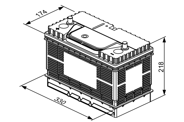 BOSCH 0 092 T30 510 T3 Starter Battery