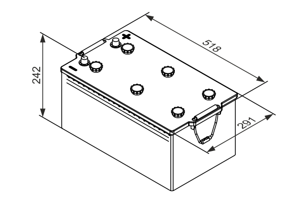 BOSCH 0 092 T30 810 T3 Starter Battery