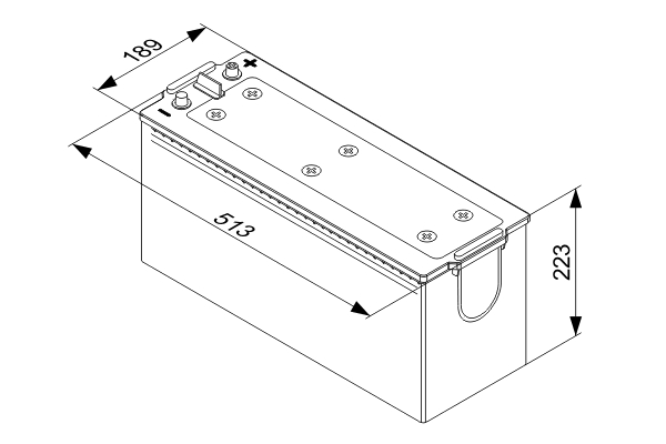 BOSCH 0 092 T40 750 T4 Starter Battery for DAF DEUTZ-FAHR MAN MERCEDES-BENZ RENAULT TRUCKS SCANIA STEYR VOLVO