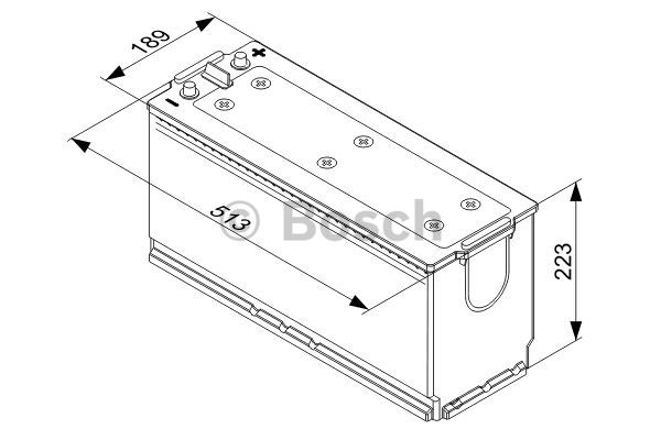 BOSCH 0 092 T40 760 Batteria avviamento