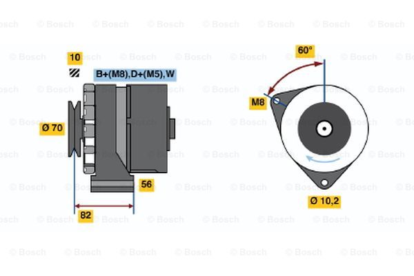 BOSCH 0 120 469 991 Alternator