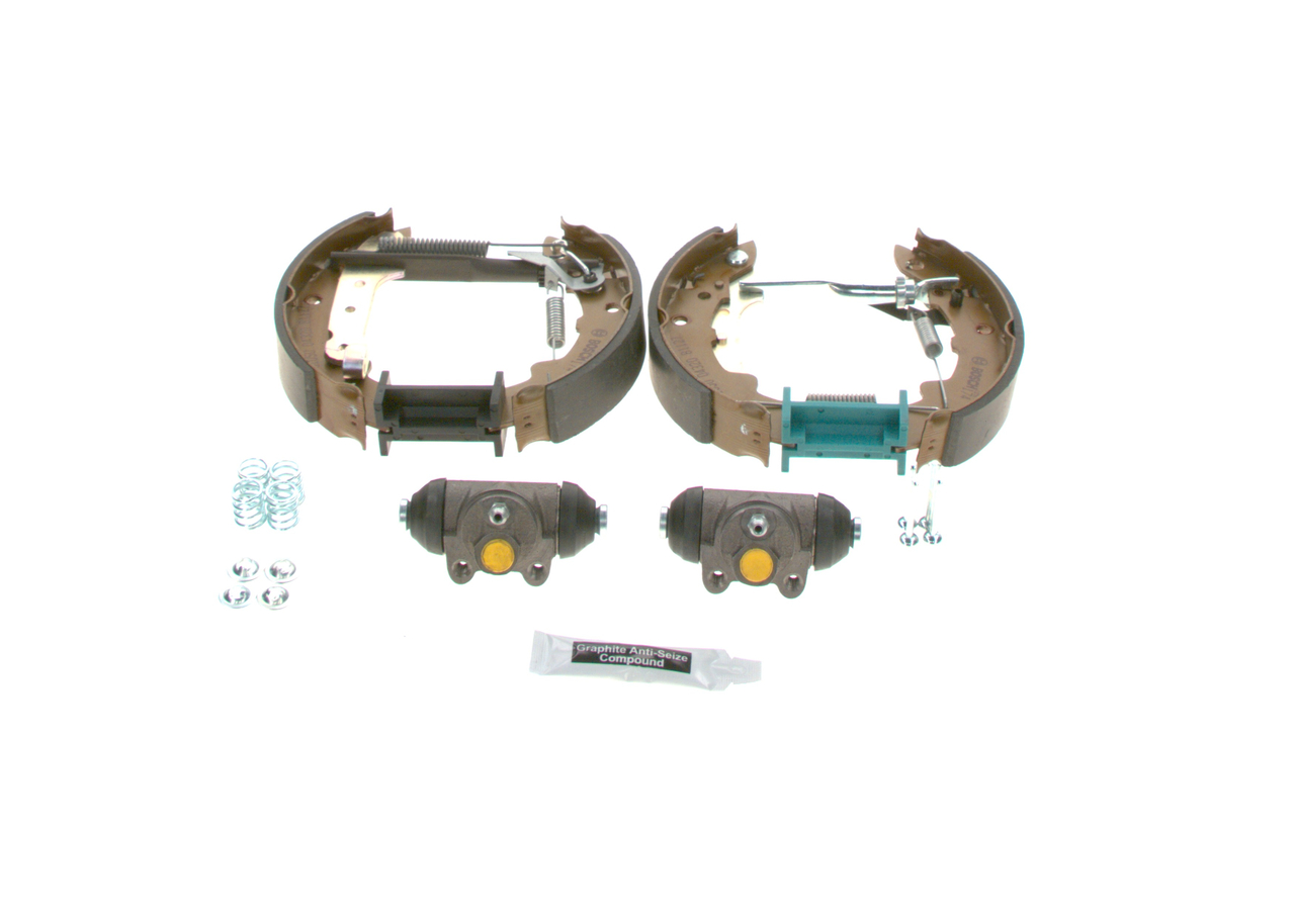 BOSCH 0 204 114 512 Kit ganasce freno-Kit ganasce freno-Ricambi Euro