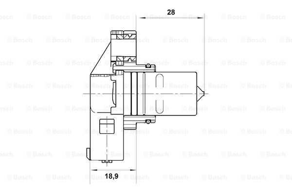 BOSCH 0 265 001 187 Sensor,...