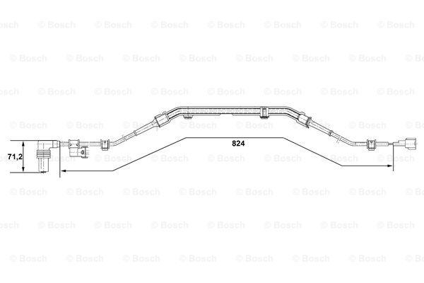 BOSCH 0 265 001 276 Sensor,...