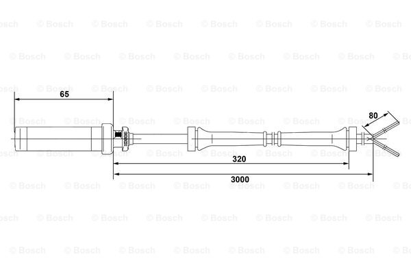 BOSCH 0 265 004 008 Sensor,...