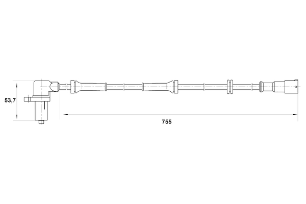 BOSCH 0 265 006 138 Sensor, Raddrehzahl
