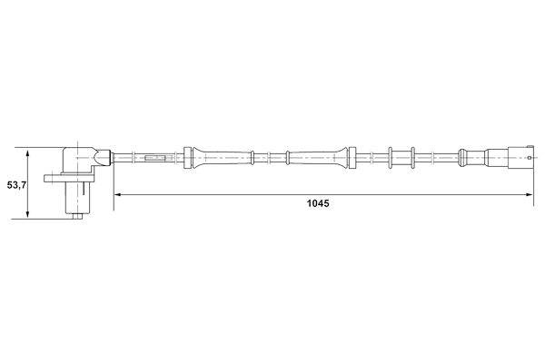 BOSCH 0 265 006 162 Sensor, Raddrehzahl
