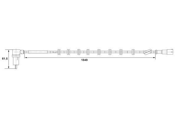 BOSCH 0 265 006 170 Sensor, Raddrehzahl