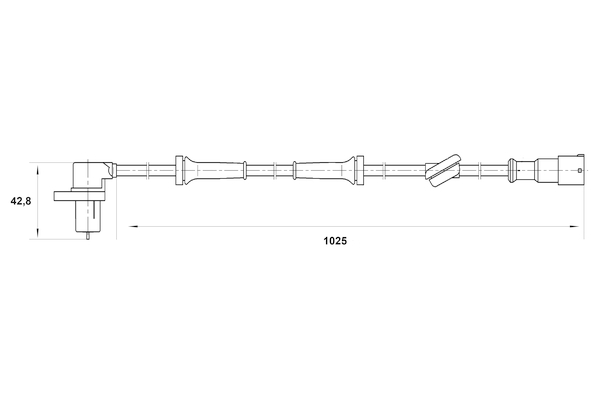 BOSCH 0 265 006 197 Sensor, Raddrehzahl