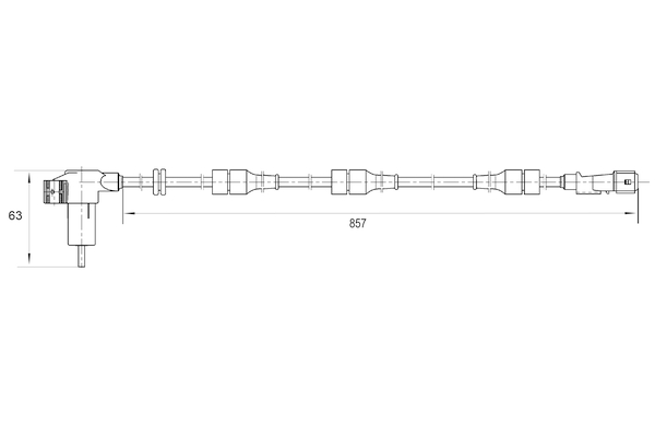 BOSCH 0 265 006 203 Sensor, Raddrehzahl